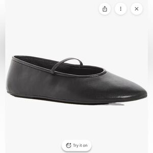 Jeffrey Campbell Black Ballet Flats
